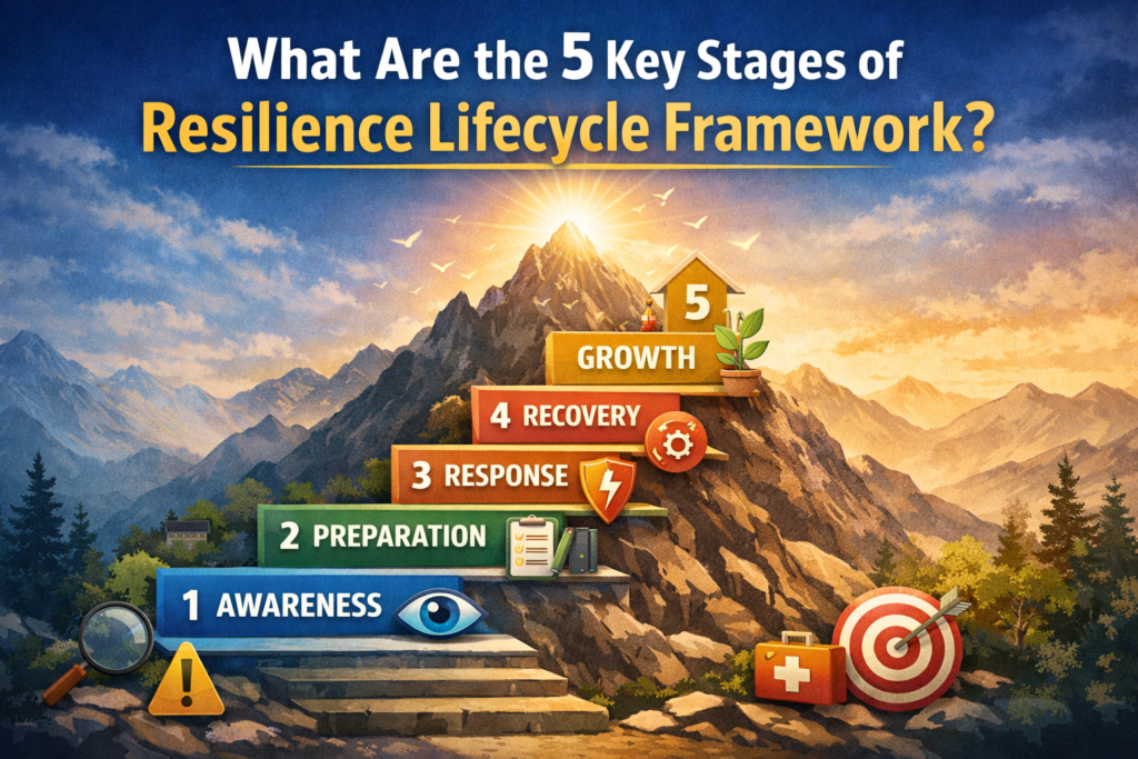 what are the 5 key stages of resilience lifecycle framework