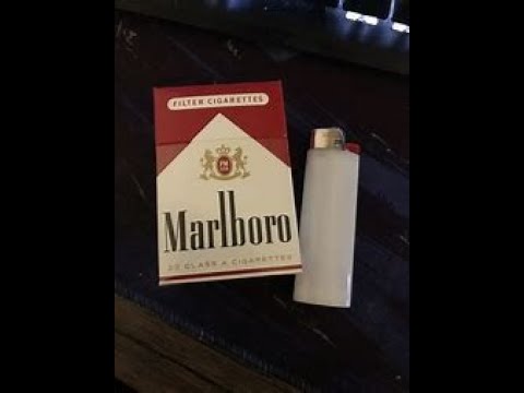 Marlboro Reds cigarette pack iconic red design