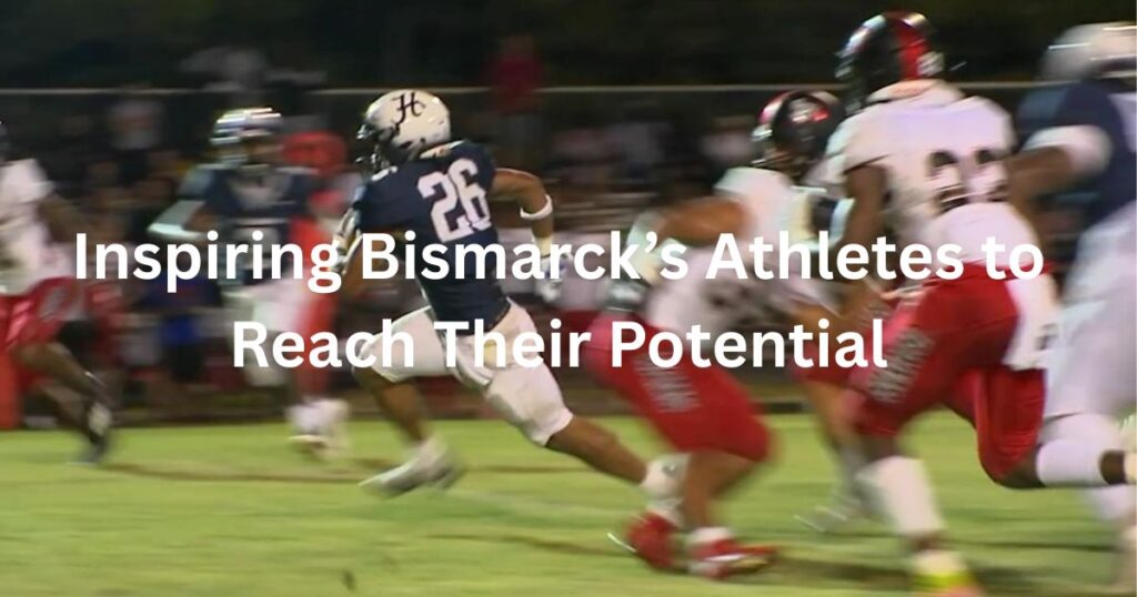 Young athlete training at sunrise in Bismarck North Dakota stadium