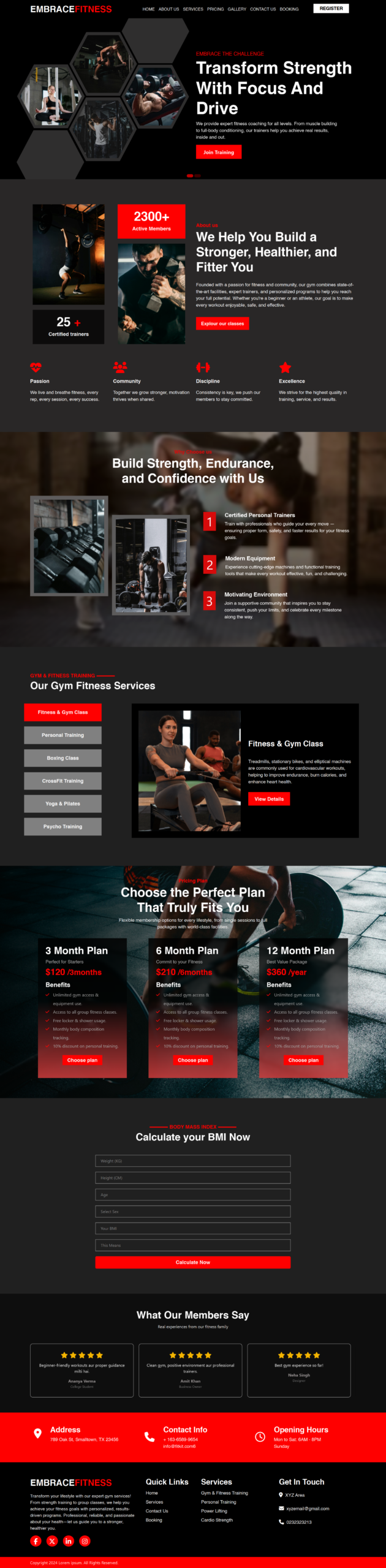custom-gym-website