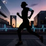 Athlete practicing in a virtual reality environment to enhance skills and cognitive performance in Harmonicode Sports